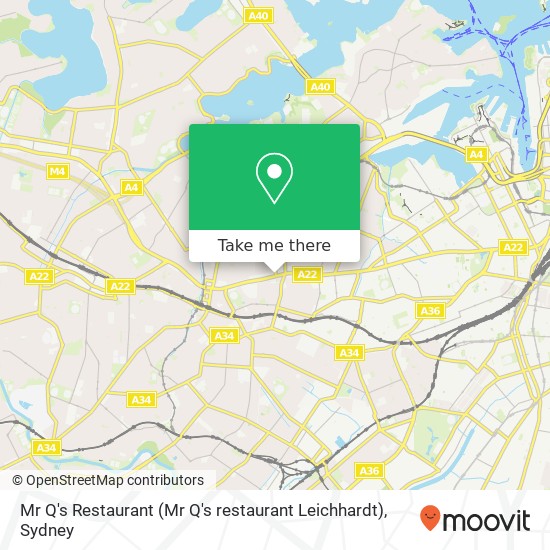 Mr Q's Restaurant (Mr Q's restaurant Leichhardt) map