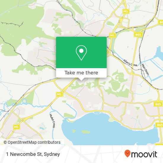 1 Newcombe St map