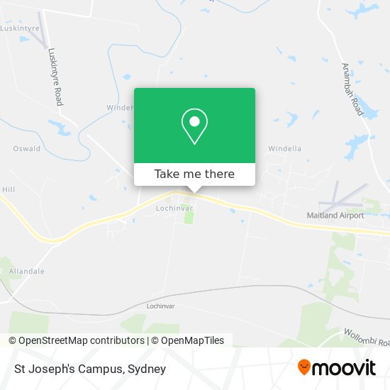 St Joseph's Campus map