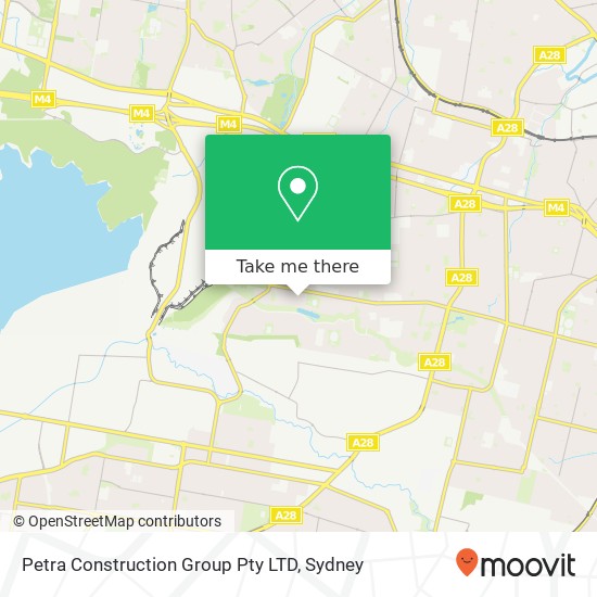 Petra Construction Group Pty LTD map