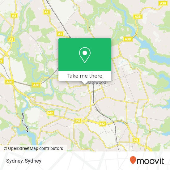 Sydney map