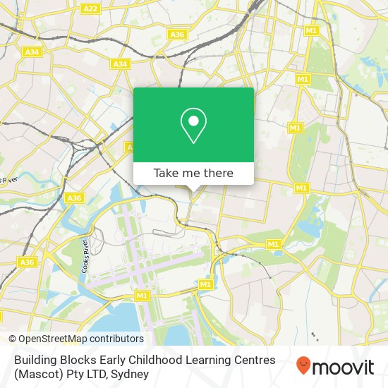 Building Blocks Early Childhood Learning Centres (Mascot) Pty LTD map