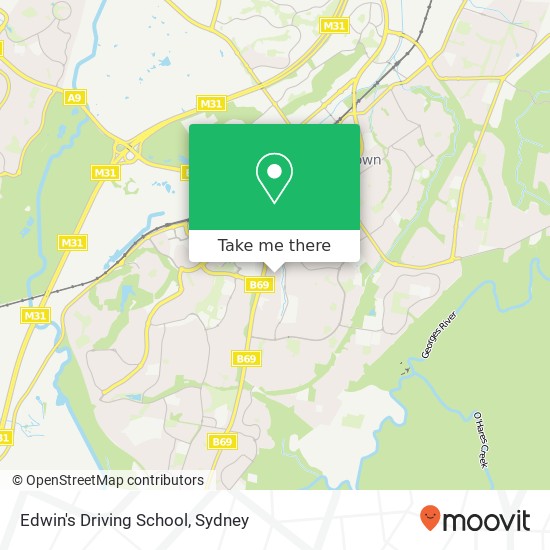 Edwin's Driving School map