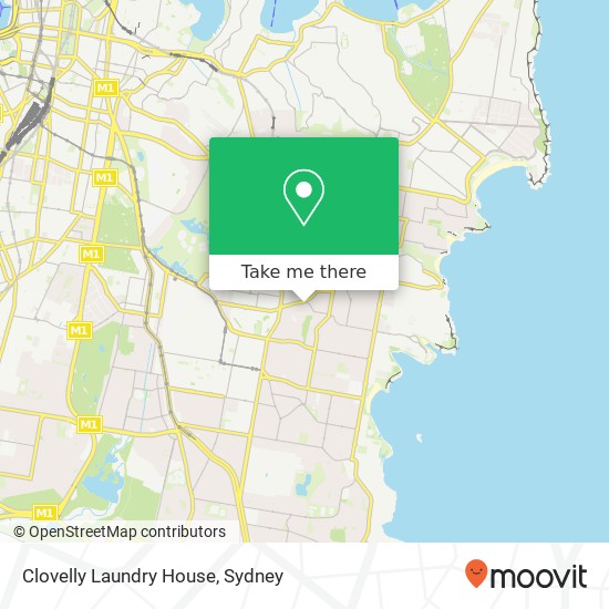 Mapa Clovelly Laundry House