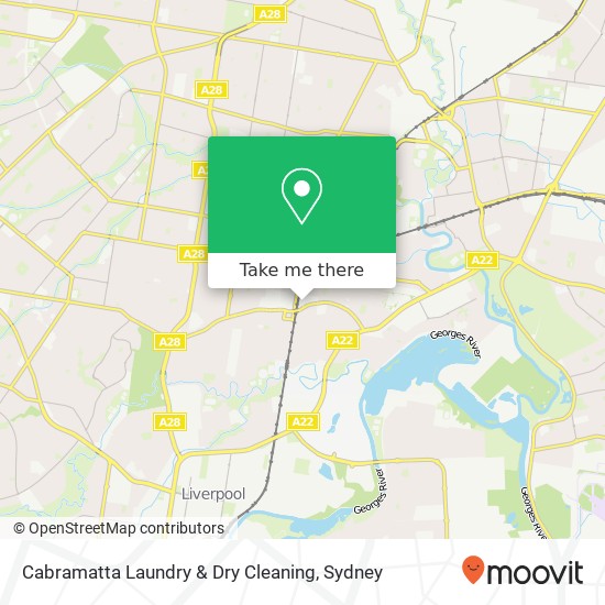 Cabramatta Laundry & Dry Cleaning map