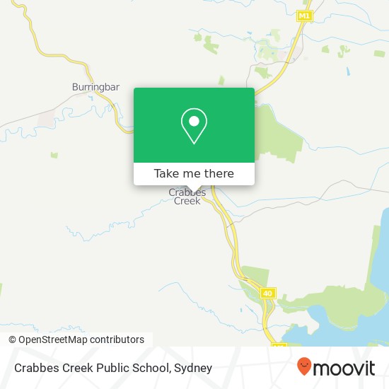 Crabbes Creek Public School map