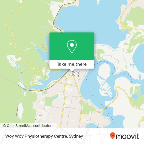 Mapa Woy Woy Physiotherapy Centre