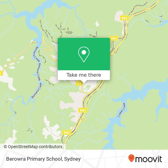 Mapa Berowra Primary School