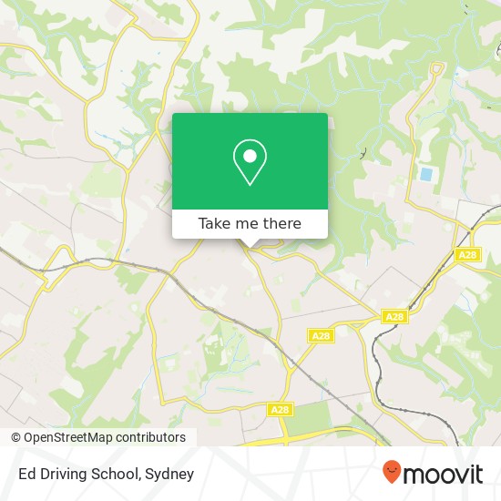 Mapa Ed Driving School