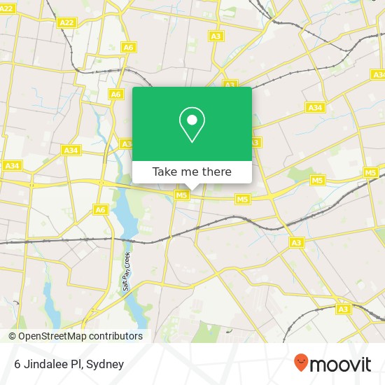 6 Jindalee Pl map