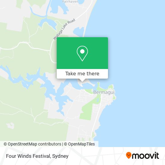Four Winds Festival map