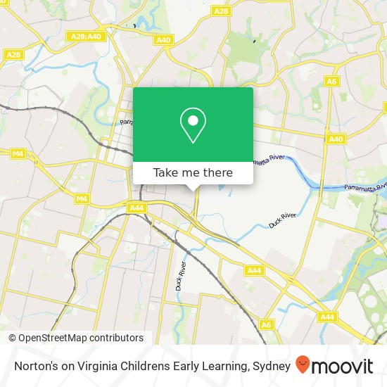 Mapa Norton's on Virginia Childrens Early Learning