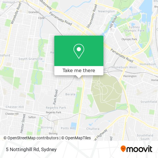 5 Nottinghill Rd map