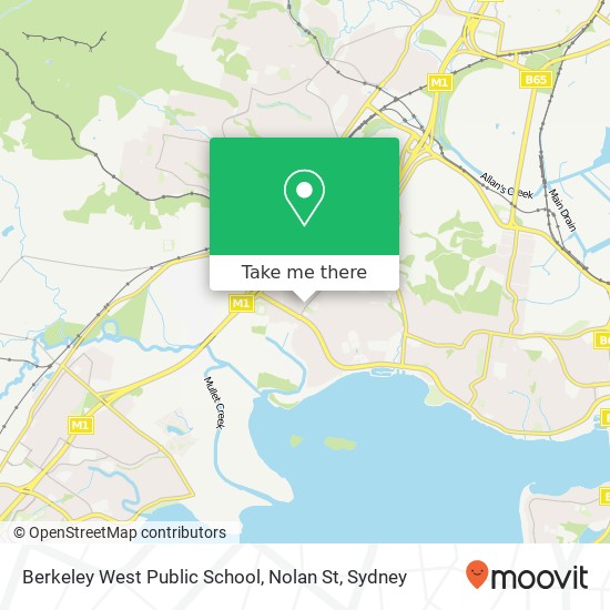 Berkeley West Public School, Nolan St map