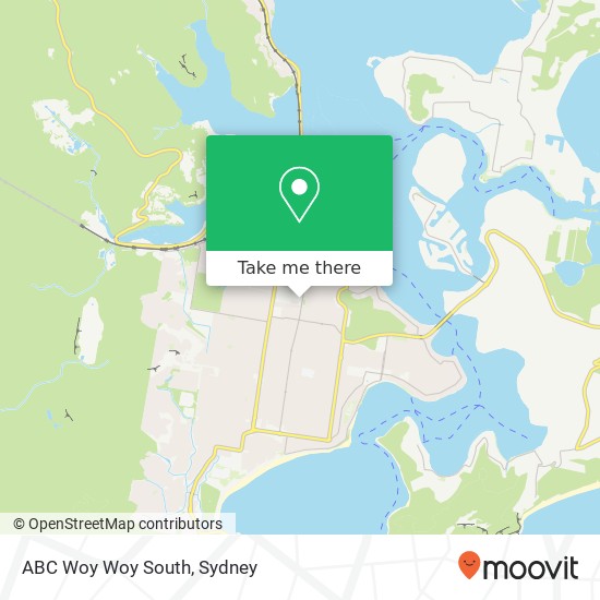 ABC Woy Woy South map