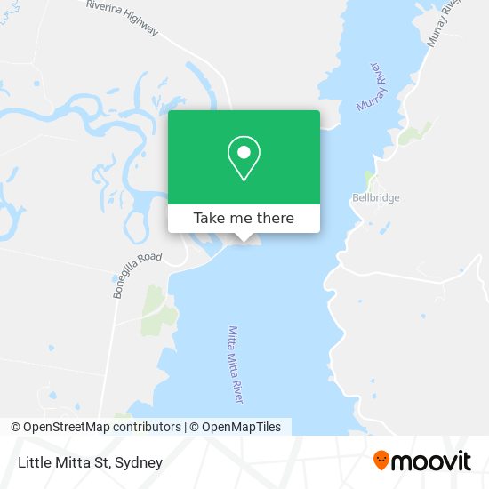 Little Mitta St map