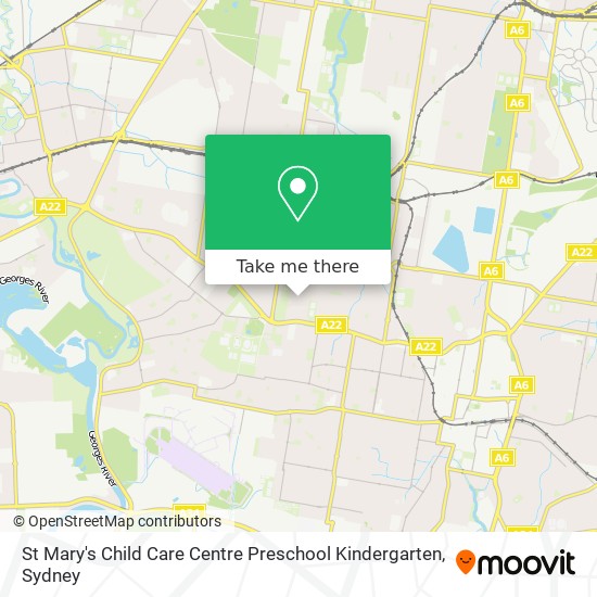 Mapa St Mary's Child Care Centre Preschool Kindergarten