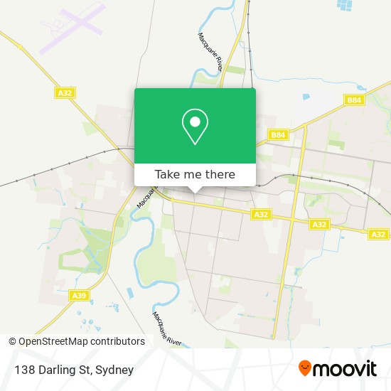 138 Darling St map