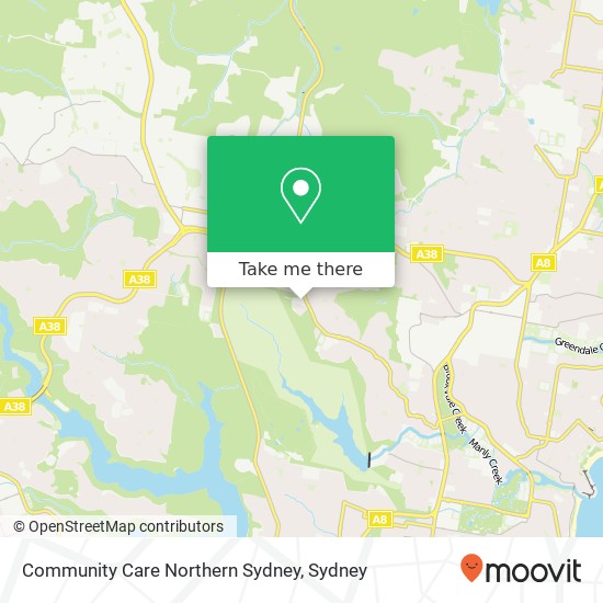 Community Care Northern Sydney map