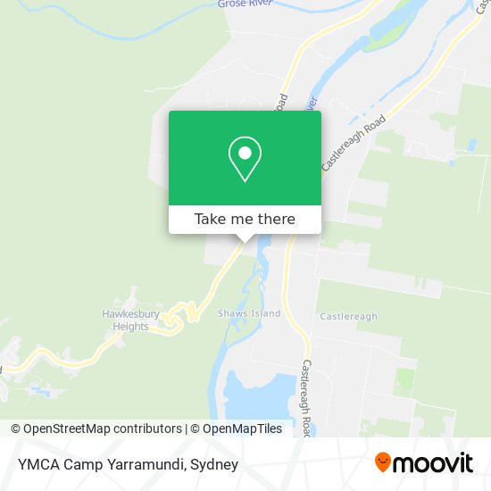 YMCA Camp Yarramundi map