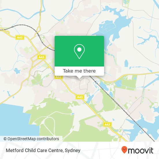 Mapa Metford Child Care Centre