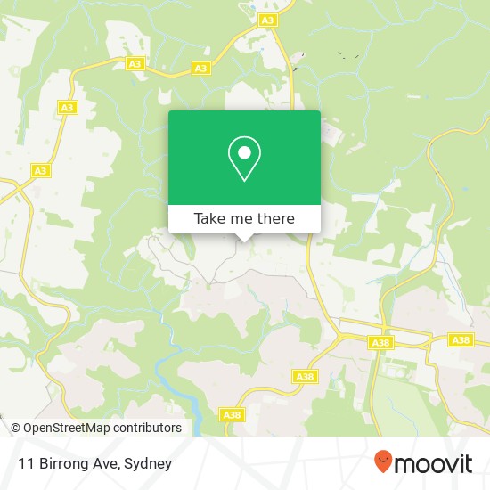 11 Birrong Ave map