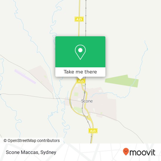 Scone Maccas map