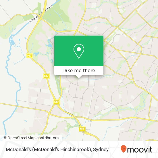 McDonald's (McDonald's Hinchinbrook) map