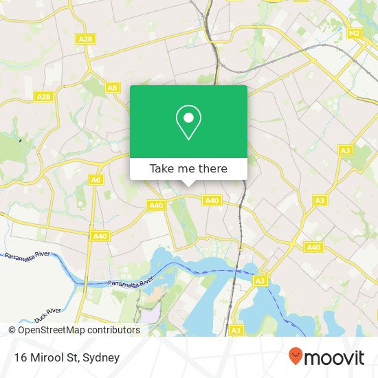 16 Mirool St map