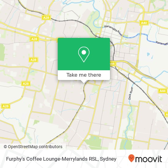 Furphy's Coffee Lounge-Merrylands RSL map