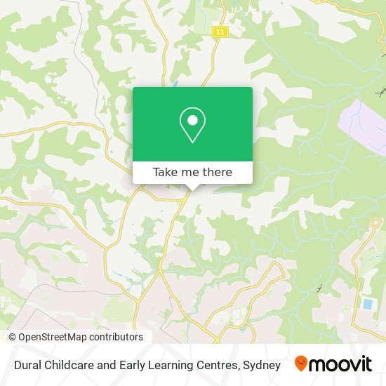 Dural Childcare and Early Learning Centres map