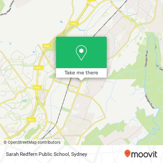 Sarah Redfern Public School map