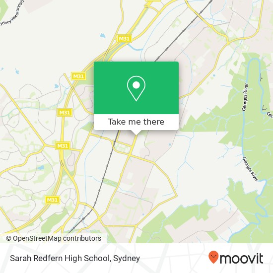 Sarah Redfern High School map