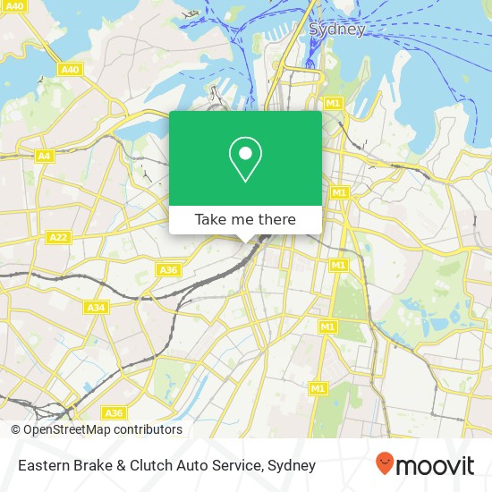 Eastern Brake & Clutch Auto Service map