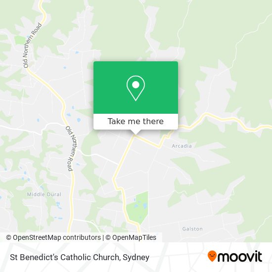 St Benedict's Catholic Church map