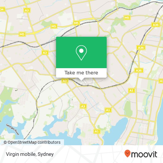 Virgin mobile map