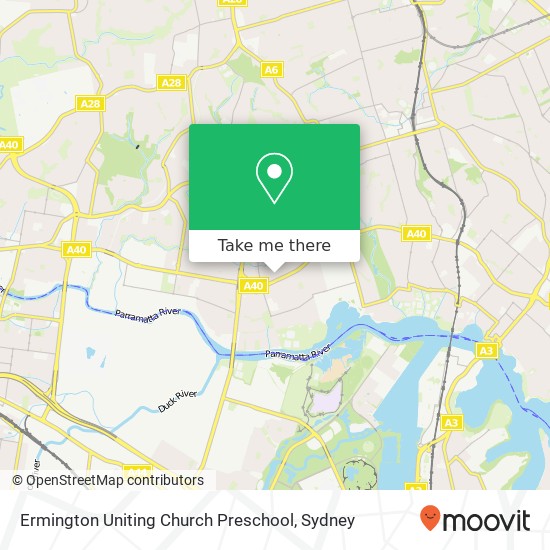 Ermington Uniting Church Preschool map