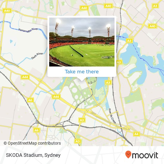 SKODA Stadium map