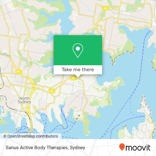 Sanus Active Body Therapies map