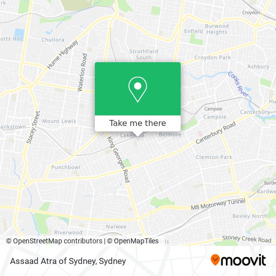 Assaad Atra of Sydney map