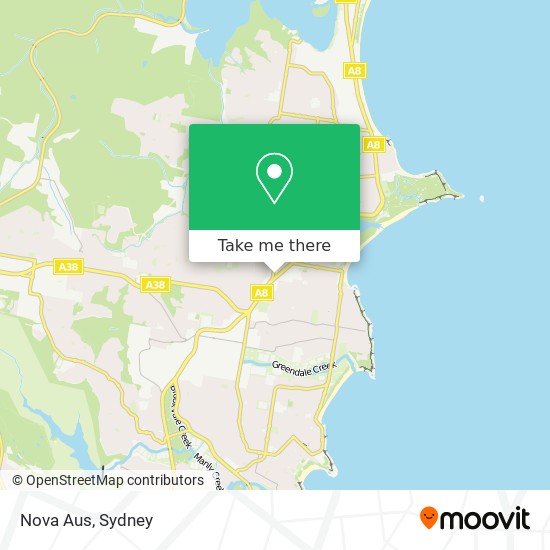 Nova Aus map