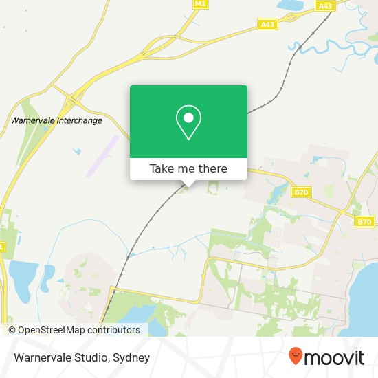 Mapa Warnervale Studio