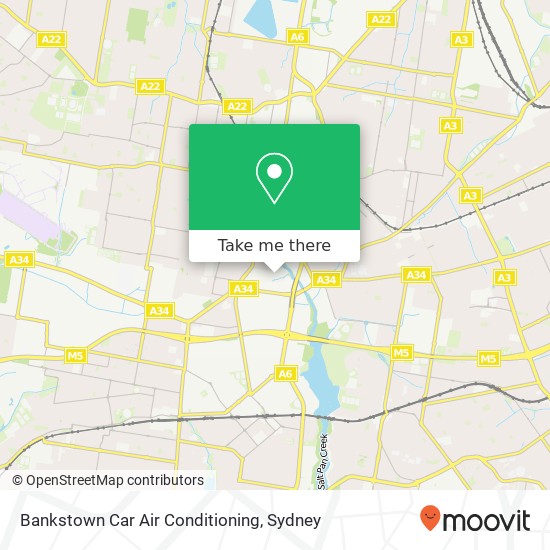 Mapa Bankstown Car Air Conditioning