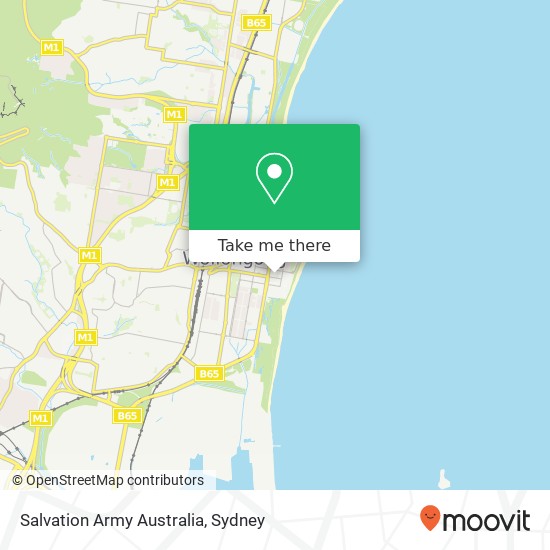 Salvation Army Australia map