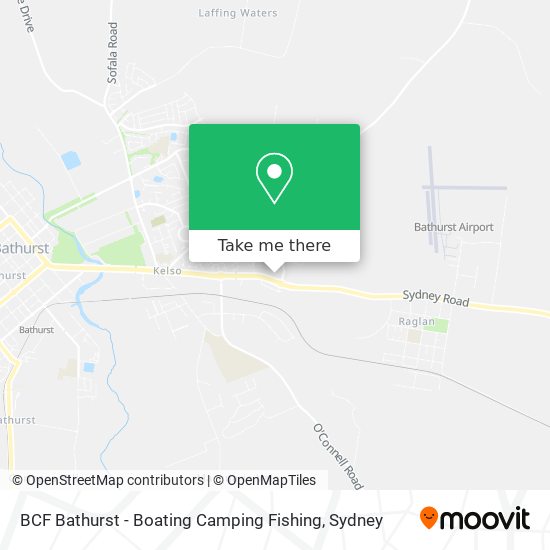 Mapa BCF Bathurst - Boating Camping Fishing