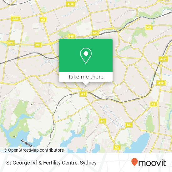 St George Ivf & Fertility Centre map