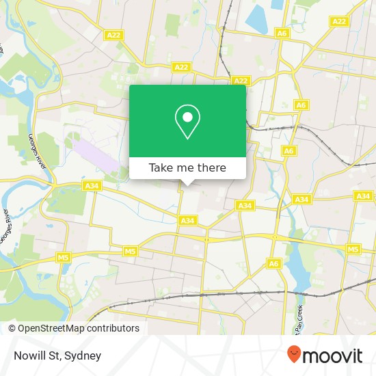 Nowill St map