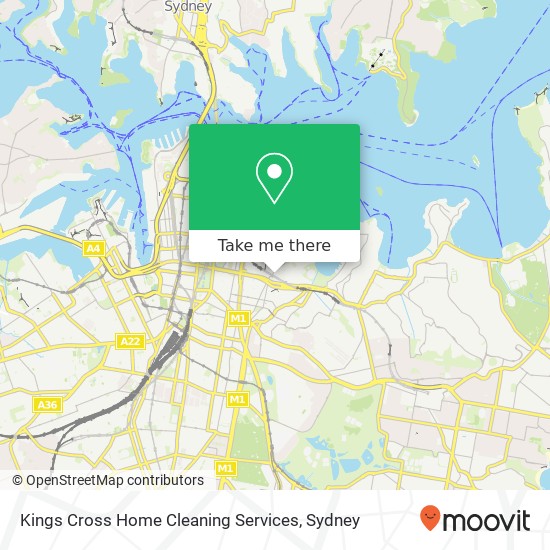 Kings Cross Home Cleaning Services map