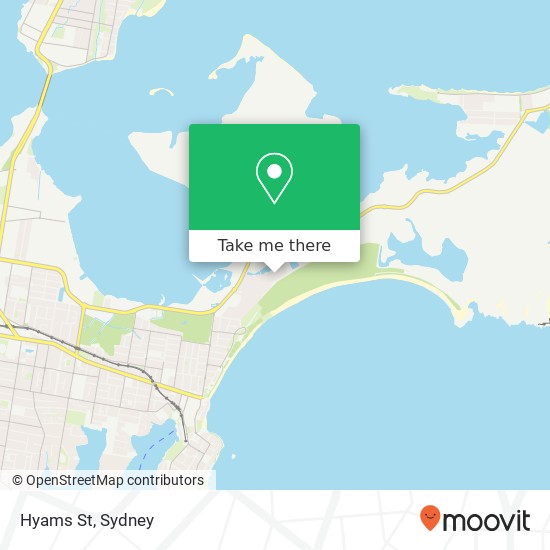 Hyams St map