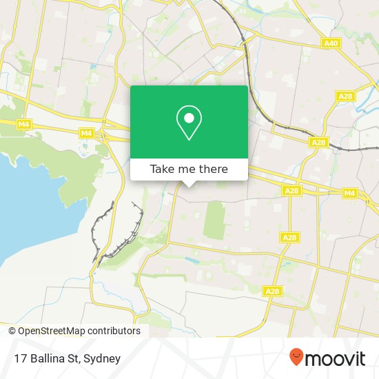 17 Ballina St map